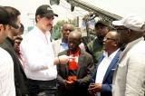 Jeux de la Francophonie : le ministre Kabulo et son collègue des finances visitent les installations sportives en chantier