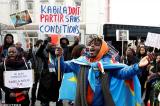 Bruxelles: incidents devant l’ambassade congolaise lors d’une manifestation contre le maintien au pouvoir du président Kabila.