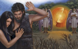 Dès qu’Adam et Ève, nos premiers parents, ont péché, Dieu a dû les chasser du jardin d’Éden. Un ange en a gardé l’accès, sa présence signifiait : “Défense d’entrer” !