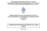 Rapport final de Cadre des Politiques de Réinstallation (CPR) du projet PASEA