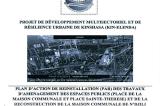 Page de garde du Rapport Final du PAR  des travaux d'aménagement de deux espaces publics et de reconstruction de la Maison Communale dans la Commune de N'djili