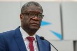 Denis Mukwege: « Le temps est venu de mettre fin à la culture de l’impunité en matière de violences faites aux femmes »