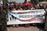 Beni : veuves et orphelins des militaires manifestent contre l’omission de leurs noms sur les listes des bénéficiaires de la rente de survie