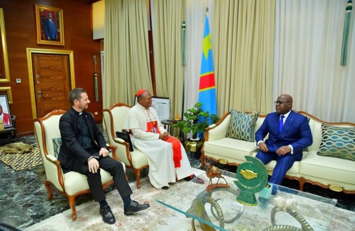 Info Congo - Actualité Congo -  - -Félix Tshisekedi a reçu ce jeudi le cardinal Ambongo