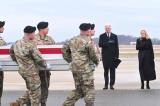 Retour des dépouilles de soldats américains tués en Jordanie, en présence de Biden