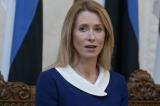 La Russie lance un avis de recherche contre la Première ministre estonienne Kaja Kallas