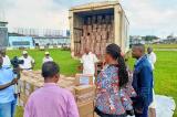 Kasaï-Central : réception de 21 tonnes de médicaments pour la prise en charge des sinistrés de la récente pluie à Kananga