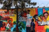 A Goma, des jeunes Congolais prêchent la paix et la non-violence à travers des peintures murales