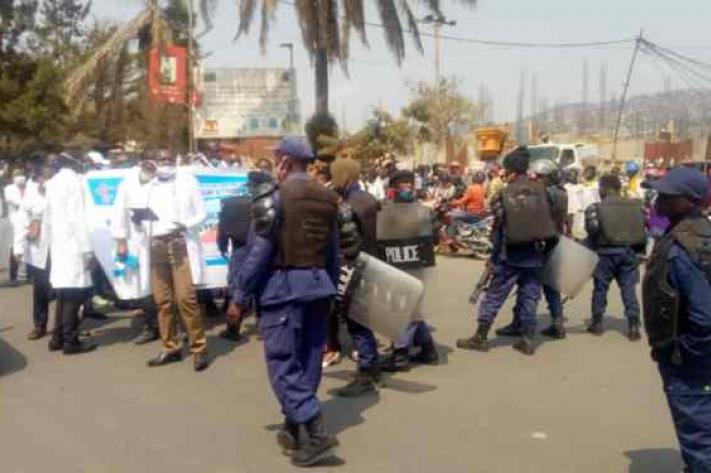 Nord Kivu 11 militants de la Lucha RDC Afrique arrêtés par la Police à