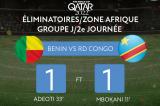 Eliminatoire Mondial Qatar 2022: la RDC fait de nouveau un score de parité