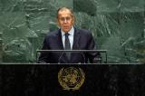 À l'ONU, Sergueï Lavrov accuse l'occident d'une russophobie 