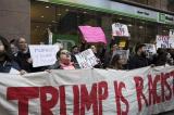Etats-Unis : Manifestation anti-Trump à New York