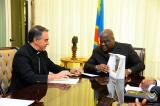 Arrivé du Pape François 1er en RDC : Félix Tshisekedi a échangé avec Monseigneur Ettore Balestrero, Nonce Apostolique du Vatican en RDC !