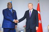 Félix Tshisekedi salue la réélection de Recep Tayyip Erdogan à la tête de la Turquie