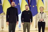 Ukraine: les Vingt-Sept s'accordent sur une aide de cinquante milliards d'euros