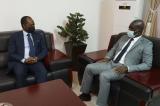 Coopération régionale: le commerce frontalier entre la RDC et le Rwanda au menu des discussions entre Lucien Bussa et Vincent Karega