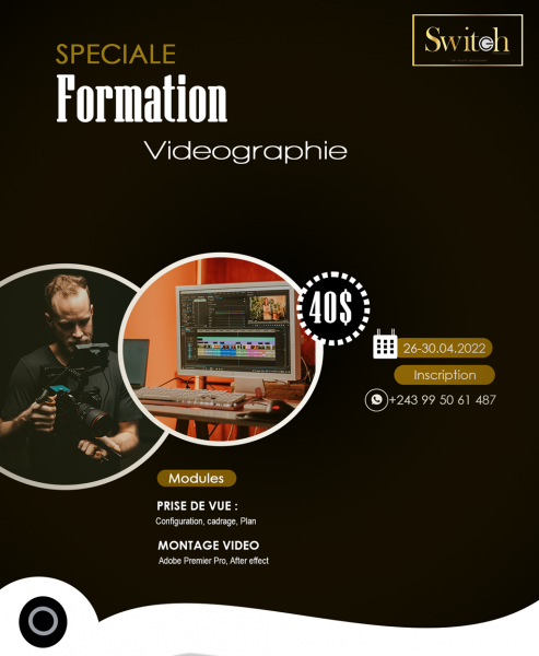 FORMATION VIDEOGRAPHIE