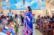 La Députée Nationale Marie Kyet Mutinga a animé une conférence à la paroisse Saint Marc à Kimbanseke  mediacongo