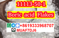 Good quality Boric acid Flake CAS11113-50-1 100% safe ship to Europe  mediacongo