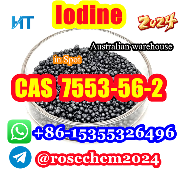 8615355326496 Supply Large Stock AUS warehouse Iodine CAS 7553562