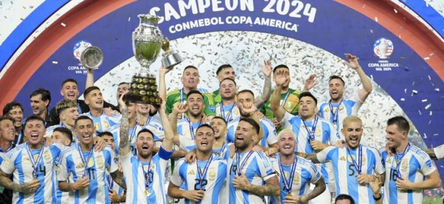 Infos congo - Actualités Congo - mediacongo Copa America : les Argentins gagnent la coupe et s'offrent un triplé historique