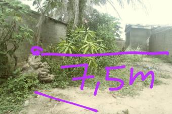 Vente parcelle 75m22m