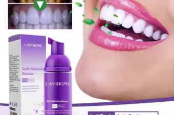 Mousse de blanchiment des dents correcteur de couleur limine efficacement la Plaque jaune les taches de fume nettoyage dentaire haleine frache