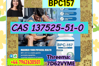 Supply CAS 137525510 BPC 157 with safe delivery 44 7962630501 