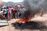 Bukavu : des militants de l’UNC en manifestation de colère pour dire non aux attaques contre V. Kamerhe