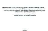 Page de garde du Rapport Final d'actualisation et de mise en œuvre du PAR des travaux de la  RN, tronçon  Butembo - Kanyabayonga (AXE BUTEMBO·MUSIENENE 15 Km)
