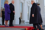 Etats-Unis : Donald Trump arrive au Capitole pour la cérémonie d'investiture