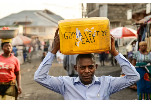 Pénurie d’eau à Goma : la manifestation annoncée ce mercredi par des jeunes interdite