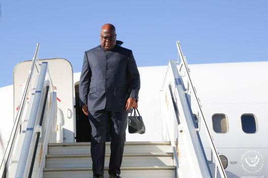 Le Président Tshisekedi regagne Kinshasa après une semaine de participation au forum Chine-Afrique 