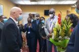 Arrivée du président de la FIFA, Gianni Infantino au Cameroun pour l’ouverture du CHAN 2020