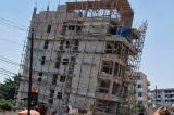 Kinshasa : écroulement progressif d'un immeuble en construction dans la commune de la Gombe