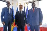 Kagame-Tshisekedi : Macron appelle à la reprise du dialogue
