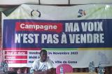 Election-RDC : « Ma voix n’est pas à vendre » ( Lucha & CNPAV)
