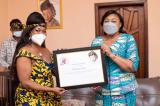 Congo au féminin : Denise Nyakeru honore la défunte M’Pongo love ,T'olande Mweya, Frédéric Liyolo et Eugène Pongo