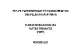 Plan de Mobilisation des Parties Prenantes (PMPP) du PAAF