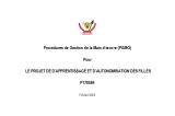 Les Procédures de Gestion de la Main d’œuvre (PGMO) pour le projet de d’apprentissage et d’autonomisation des filles, P178684