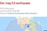 Le détecteur de séismes d’Android vient de prouver son efficacité aux Philippines