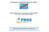 Cadre de Politique de Réinstallation (CPR) dans le cadre du Projet Multisectoriel de nutrition et santé (PMNS)
