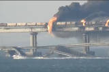 Ukraine: réouverture du pont russe de Crimée partiellement détruit par une explosion