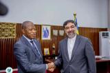 Diplomatie: l'ambassadeur iranien accrédité en RDC condamne l'agression rwandaise sous couvert du M23