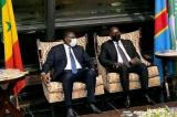 Le Président sénégalais Macky Sall à Kinshasa pour une conférence de haut niveau initiée par Félix Tshisekedi