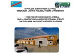 Rapports d’étude d’impact environnemental et social pour la construction de 3 laboratoires provinciaux de santé publique à Mbuji-mayi pour le compte du projet REDISSE IV