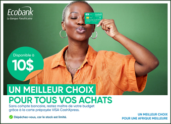 Infos congo - Actualités Congo - ECOBANK 08-08-2024